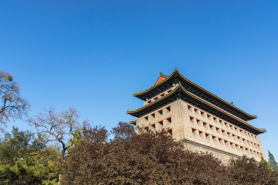 北京古城墻角樓