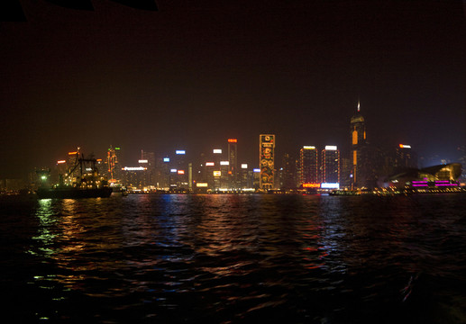 香港維多利亞港夜景