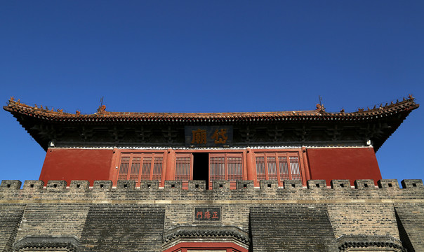 岱廟城墻角樓