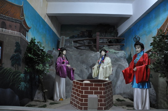 媽祖廟內(nèi)蠟像