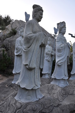 湄洲島人像雕塑 媽祖