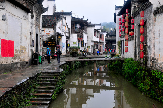 婺源秋色 徽派建筑 古民居