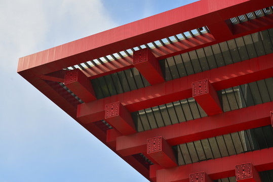 中華藝術(shù)宮屋頂一角