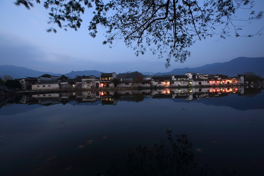 宏村夜景