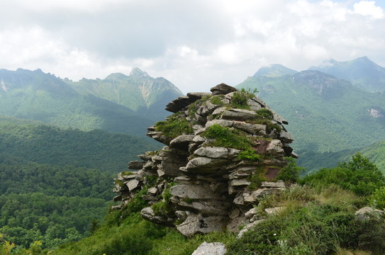 秦嶺山景