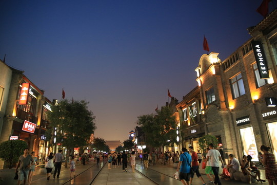 北京前門夜景