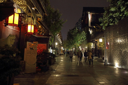 成都寬窄巷子街景