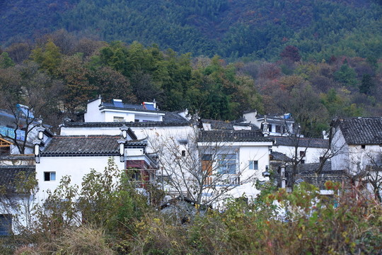 秋天的山村
