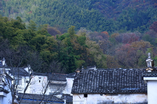 秋天的山村