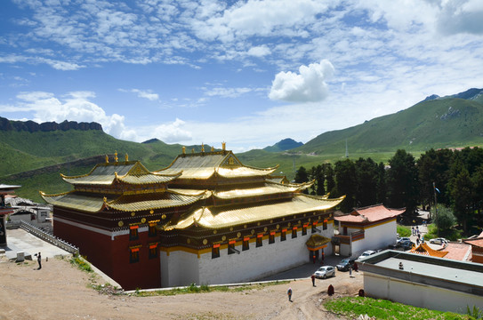 郎木寺 寺廟 風(fēng)光