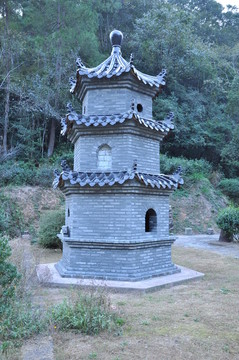 寺廟的塔