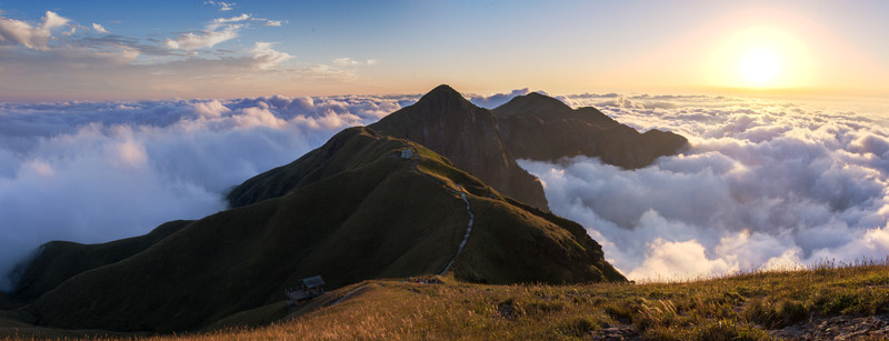 武功山全景圖