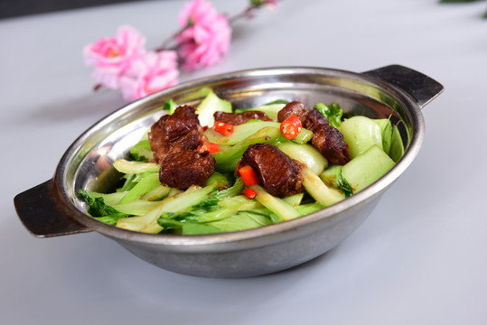 青菜紅燒肉鍋仔