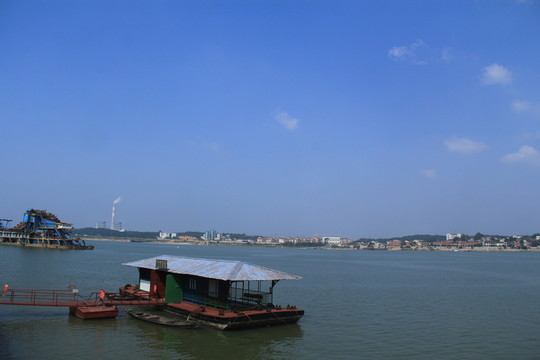 長(zhǎng)沙望城靖港古鎮(zhèn)湘江