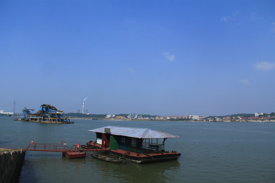 長沙望城靖港古鎮(zhèn)湘江