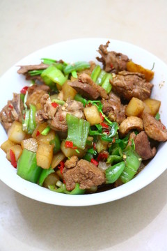 青椒炒鴨肉 炒鴨