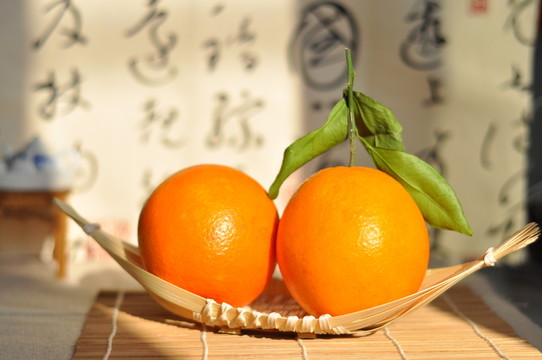兩個橙子