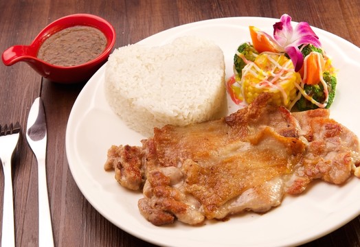 香煎雞扒飯