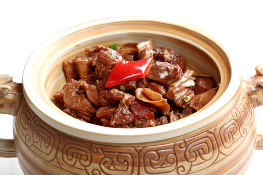 石鍋梅花鹿肉
