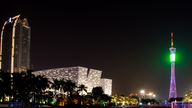 花城廣場(chǎng)夜景