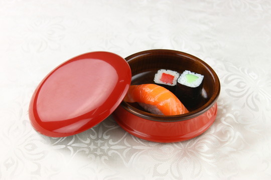 日本漆器食盒壽司盒