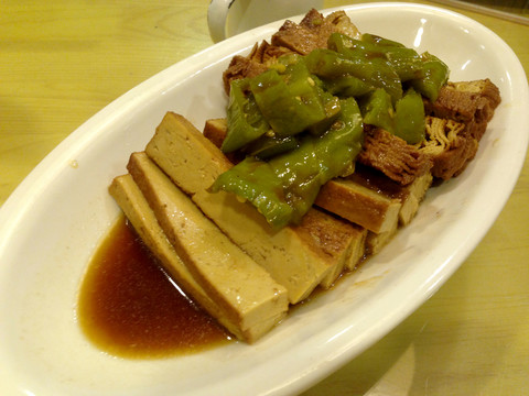鹵豆腐 美食 東北菜