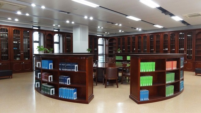 圖書館一角