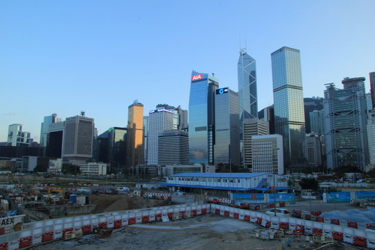 高樓云集的香港中環(huán)