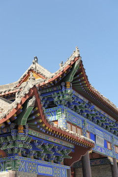 清代建筑 屋脊