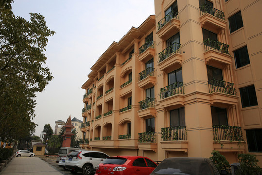 小區(qū) 小區(qū)花園 小區(qū)建筑 小車