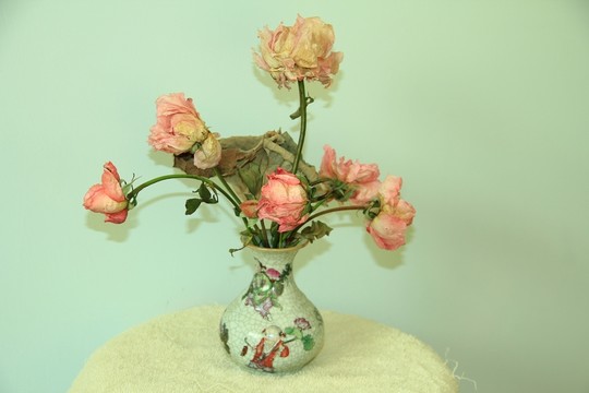 干花 插花  玫瑰花