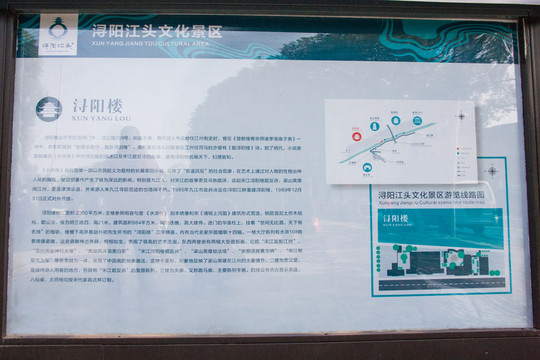 潯陽樓簡介牌