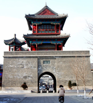 山海關(guān) 鐘鼓樓 古城