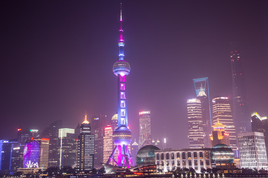 東方明珠 夜景 陸家嘴