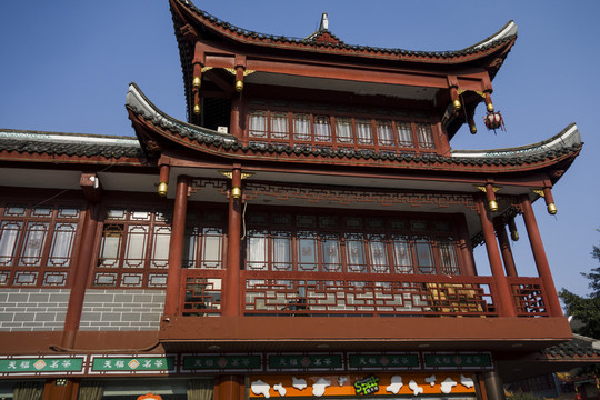 成都琴臺路仿古建筑