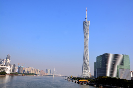 珠江一帶 廣州塔