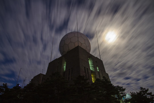 黃山光明頂夜色
