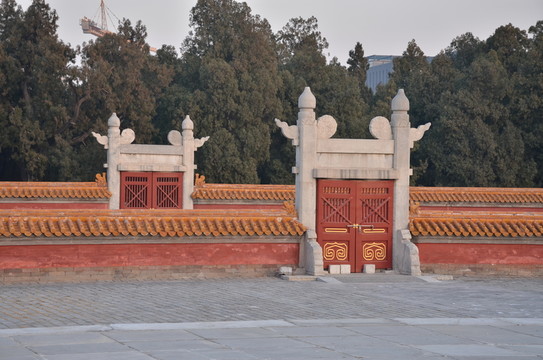 地壇公園錯落的欞星門