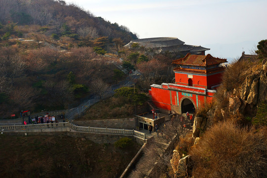 泰山南天門風(fēng)光
