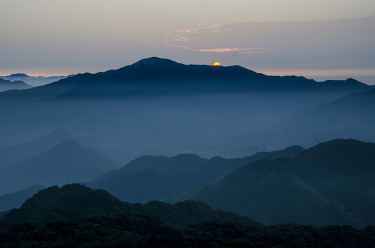 九仙山日出