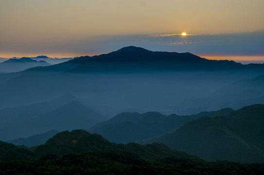 九仙山日出