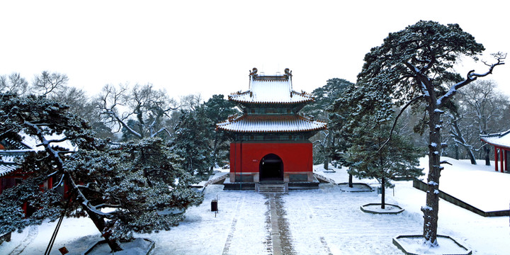 沈陽(yáng)東陵公園雪景