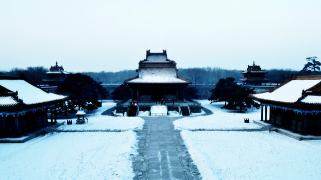 沈陽東陵公園雪景 東陵公園 沈
