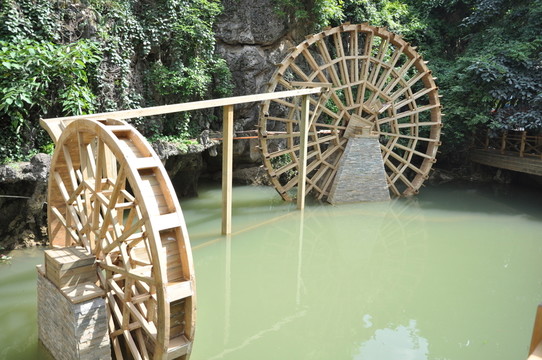 貴州安順天星橋景區(qū)的水車