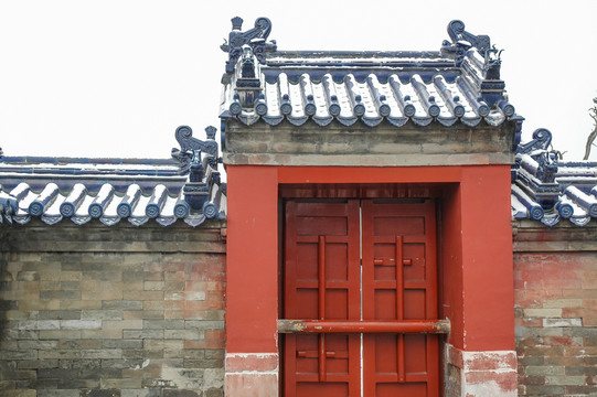 雪后天壇建筑