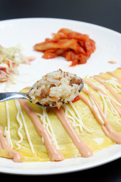 蛋包飯?zhí)撞? style=