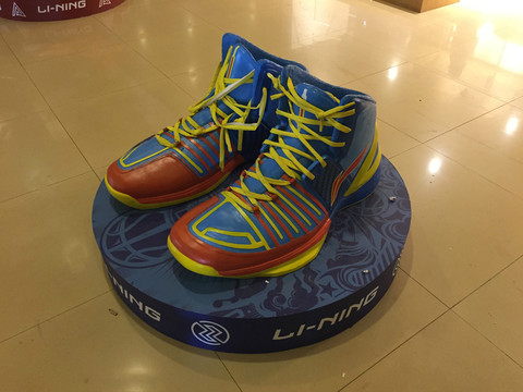 籃球鞋展品