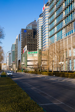 北京金融街 北順城街街景