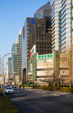 北京金融街 北順城街 北京街景