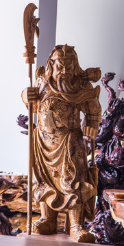 根雕 關(guān)公